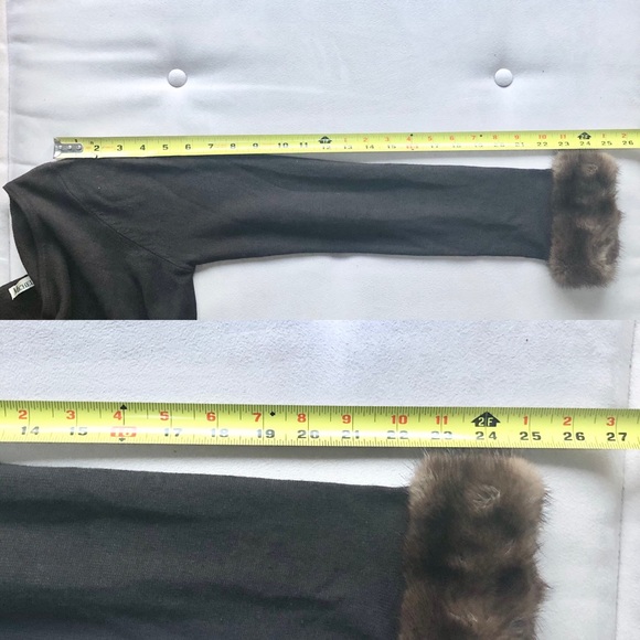 Michelle Nicole Mink Cuff Sweater - Picture 16 of 16